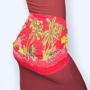 Mermaid Pink Floral Scarf Belt!